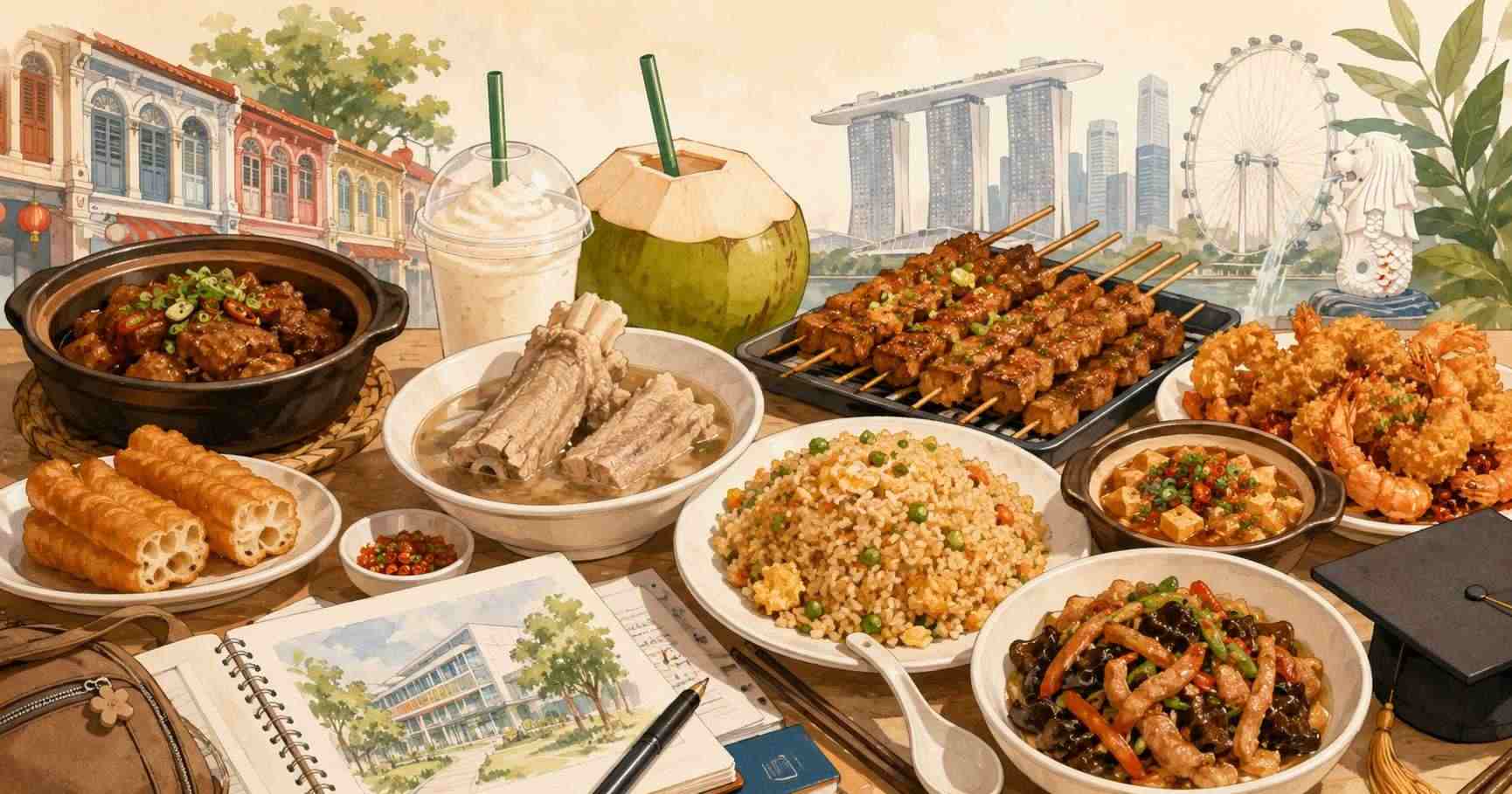星國食記：從米其林推薦到校園角落的私藏地圖