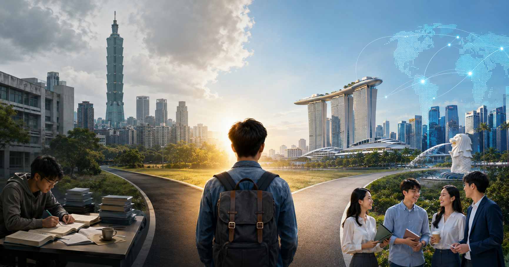 如果不將就，你有更好的選擇：留在台灣 vs. 前往新加坡的 3 個真實差異