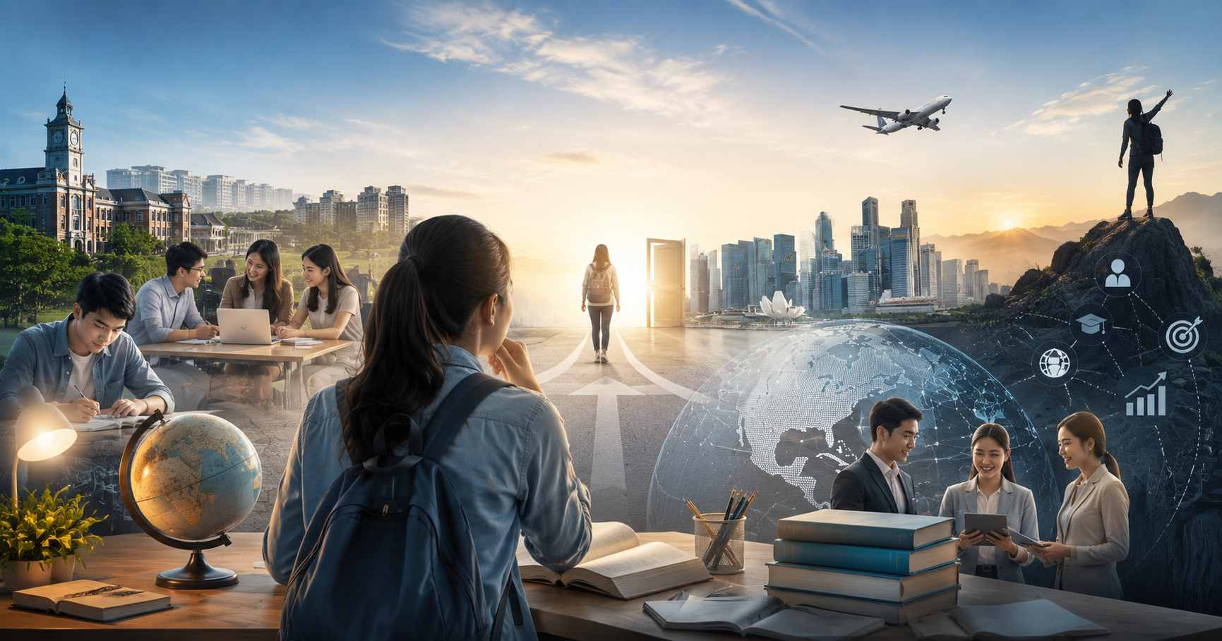 學測失利後的翻盤策略：把眼光放到世界