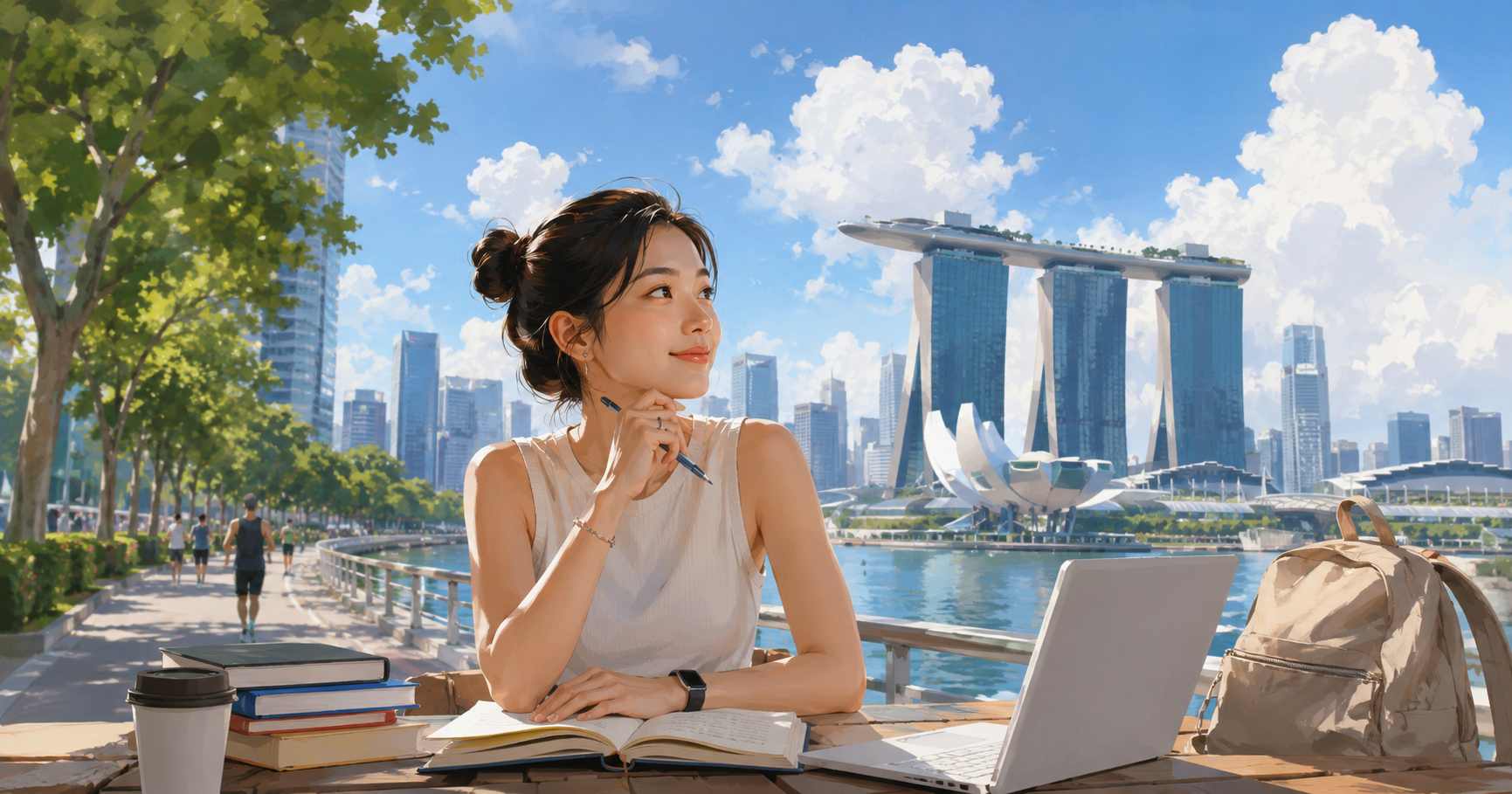 在新加坡，如何在課業、跨國實習與自律生活中找到自己的步調？